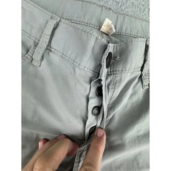 True Religion Womens 29 Brianna Pants Rare Vtg 2003 NWT Gray 90s Y2K Made-USA - Picture 3 of 16